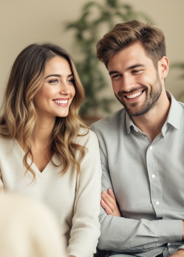 夫婦でアドラーカウンセリングを受けるカップル